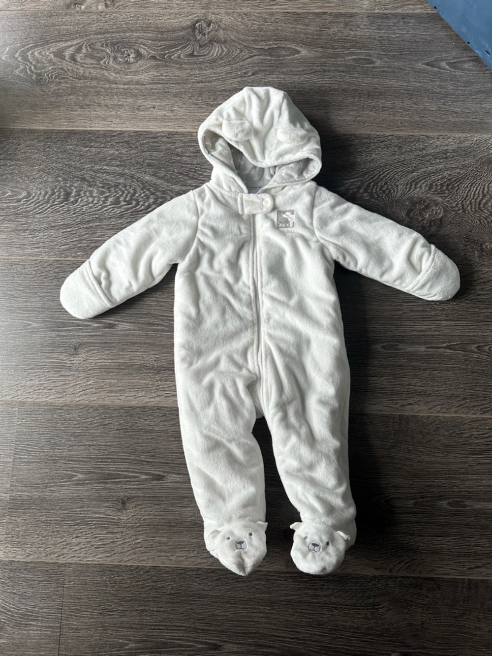 Carter's Warm Hooded Footed One-Piece Winter Suit